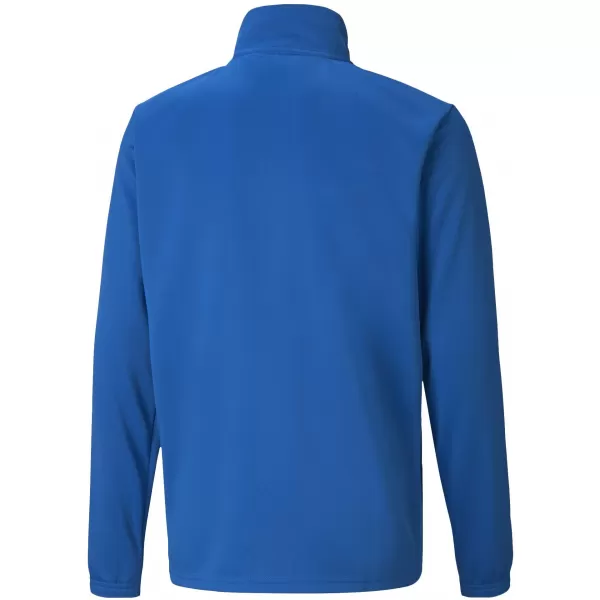  Dětská bunda PUMA TEAMRISE TRG POLY JACKET JR 657393_02 ELECTRIC BLUE LEMONADE 