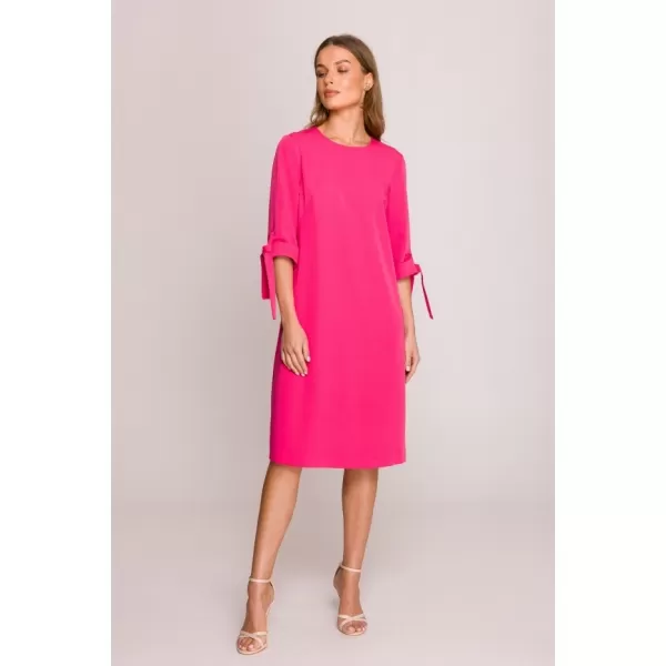  Dámské šaty STYLOVE S393 PINK 