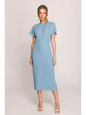 Dámské šaty STYLOVE S398 SKY BLUE