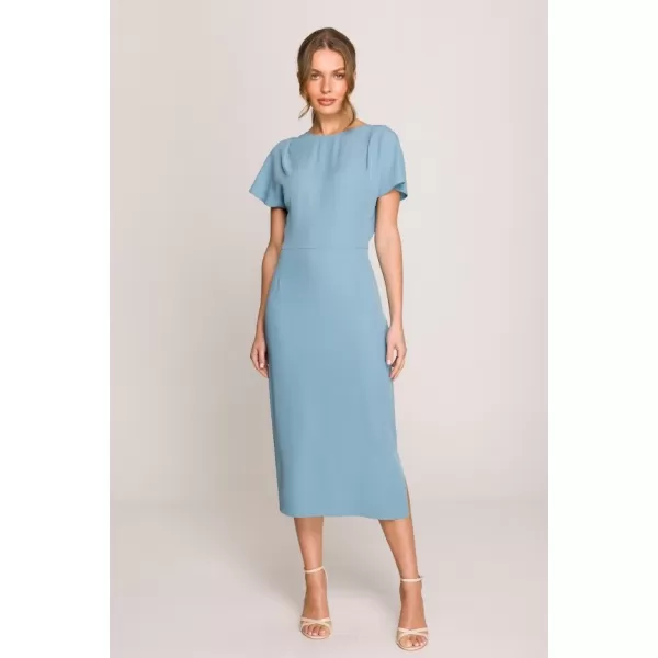  Dámské šaty STYLOVE S398 SKY BLUE 
