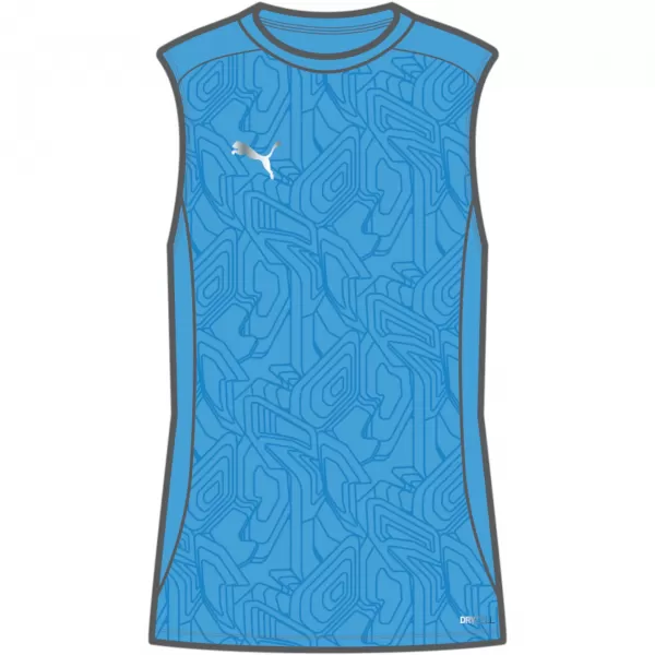  Pánské fotbalové triko PUMA TEAMFINAL TRAINING JERSEY SL 658559_18 TEAM LIGHT BLUE 