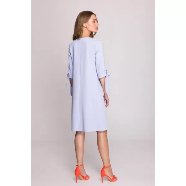  Dámské šaty STYLOVE S393 LIGHT BLUE 
