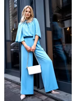 Dámský overal STYLOVE S397 SKY BLUE