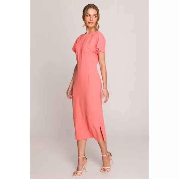  Dámské šaty STYLOVE S398 ORANGE 