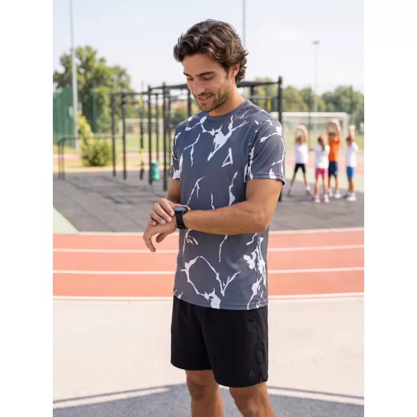  Pánské funkční triko premium ALTISPORT VOJ/ALM052TR01 ŠEDÁ 