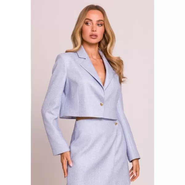  Dámské sako MOE M853 LIGHT BLUE 