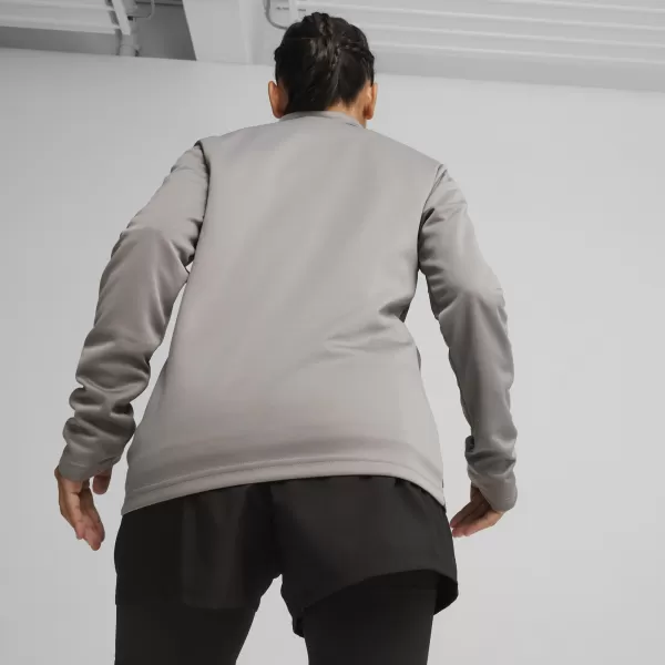  Dámská bunda PUMA TEAMGOAL TRAINING JACKET WMN 658635_13 CAST IRON/WHITE/SHADOW GRAY 