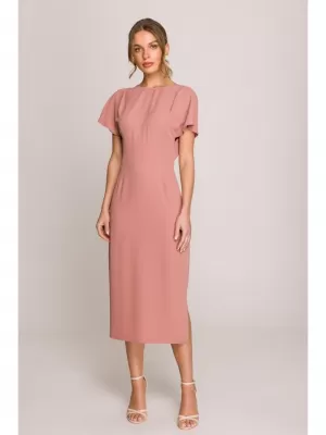Dámské šaty STYLOVE S398 ROSE