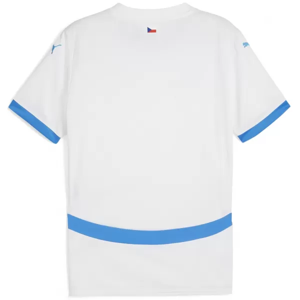  Pánský fotbalový dres PUMA FACR AWAY JERSEY REPLICA 774128_02 PUMA WHITE/IGNITE BLUE 