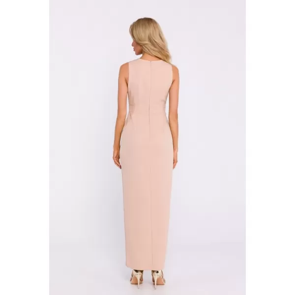  Dámské šaty MOE M835 BEIGE 