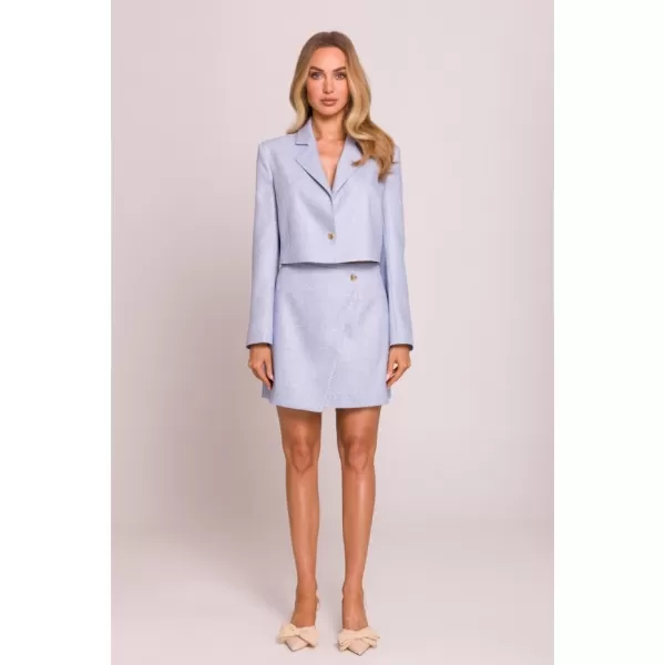  Dámské sako MOE M853 LIGHT BLUE 