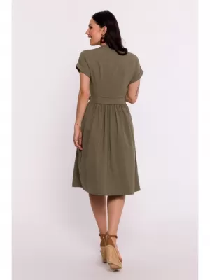 Dámské šaty BEWEAR B279 OLIVE GREEN