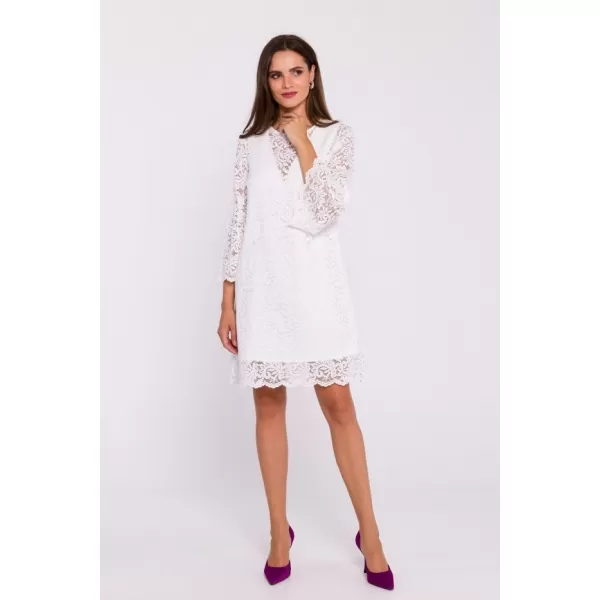  Dámské šaty STYLOVE S380 ECRU 