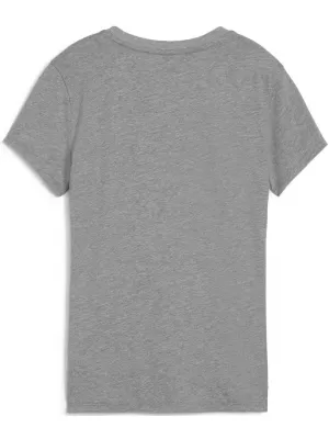 Dámské triko PUMA TEAMGOAL CASUALS TEE WMN 658617_33 MEDIUM GRAY HEATHER/WHITE