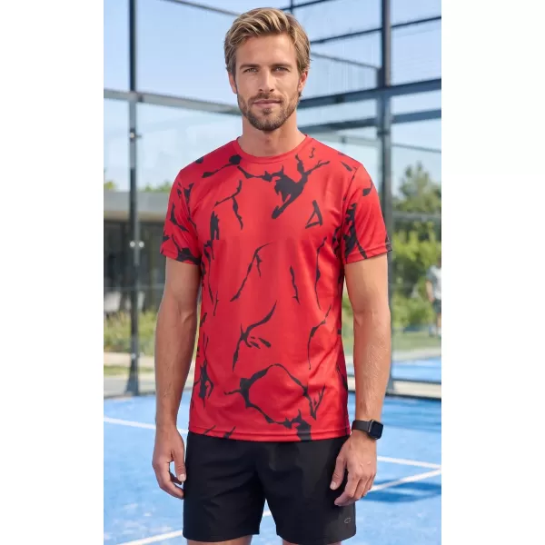  Pánské funkční triko premium ALTISPORT VOJ/ALM052TR01 ČERVENÁ 