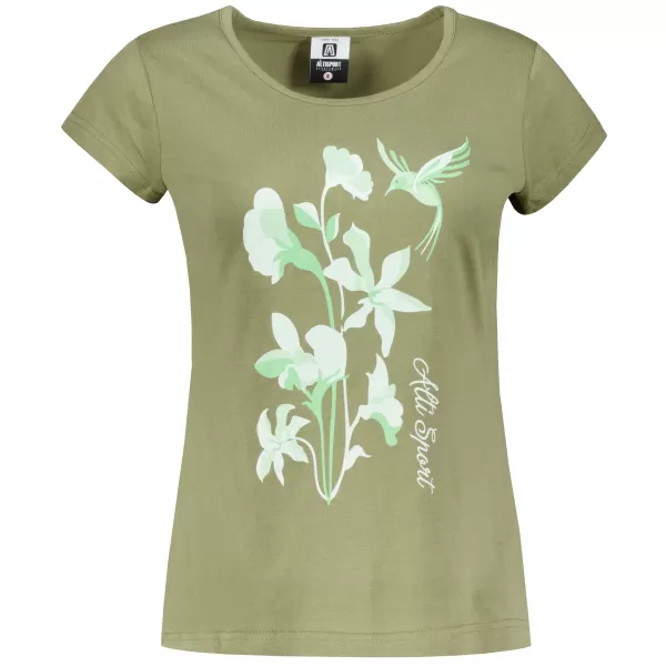  Dámské triko ALTISPORT ALW191122 KHAKI 