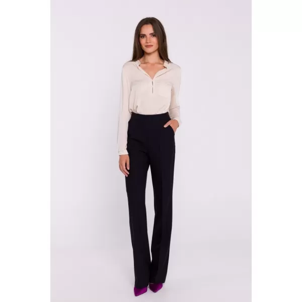  Dámské kalhoty STYLOVE S371 BLACK 