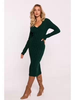 Dámské šaty MOE M824 GREEN