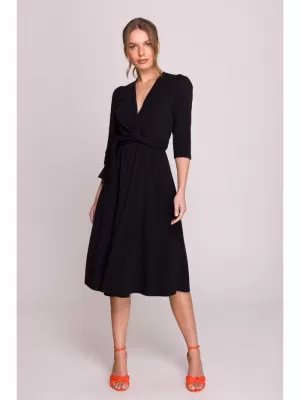 Dámské šaty STYLOVE S404 BLACK
