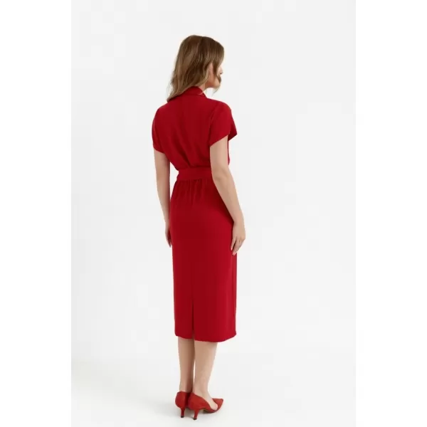  Dámské šaty STYLOVE S363 RED 