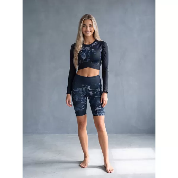  Dámské legíny nad kolena premium ALTISPORT VOJ/ALW110LEG02 ČERNÁ 