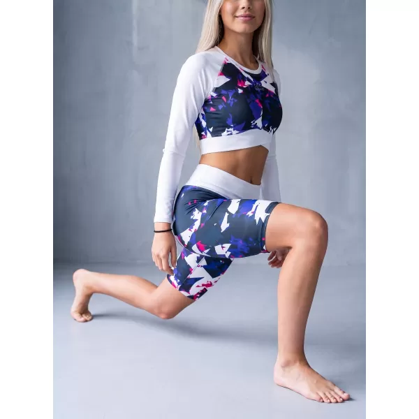  Dámské legíny nad kolena premium ALTISPORT VOJ/ALW110LEG02 FIALOVOBÍLÁ 