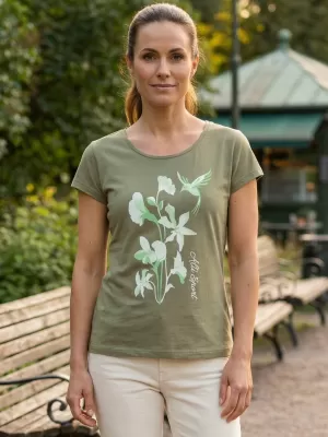Dámské triko ALTISPORT ALW191122 KHAKI