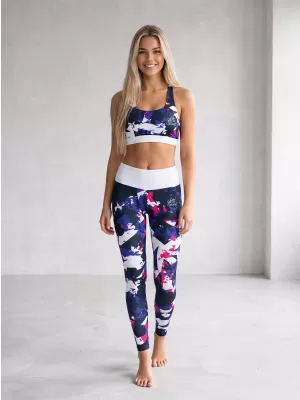 Dámské legíny premium ALTISPORT VOJ/ALW110LEG01 FIALOVOBÍLÁ