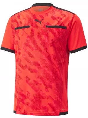 Pánský fotbalový dres PUMA TEAMLIGA REFEREE JERSEY 705452_19 RED BLAST/PUMA BLACK