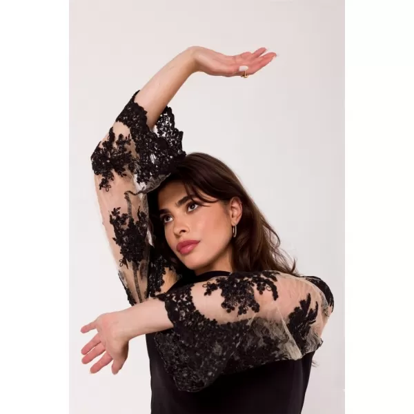  Dámské šaty MAKOVER K182 BLACK 