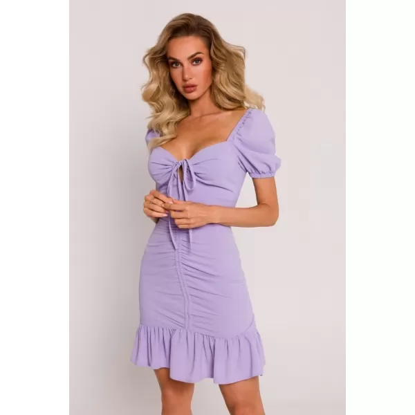  Dámské šaty MOE M784 PURPLE 
