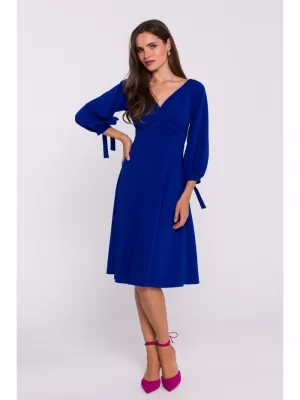 Dámské šaty STYLOVE S383 ROYAL BLUE