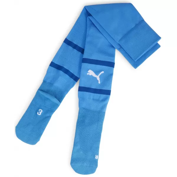  Pánské fotbalové ponožky PUMA TEAMFINAL SOCKS 705746_02 IGNITE BLUE/PUMA WHITE 
