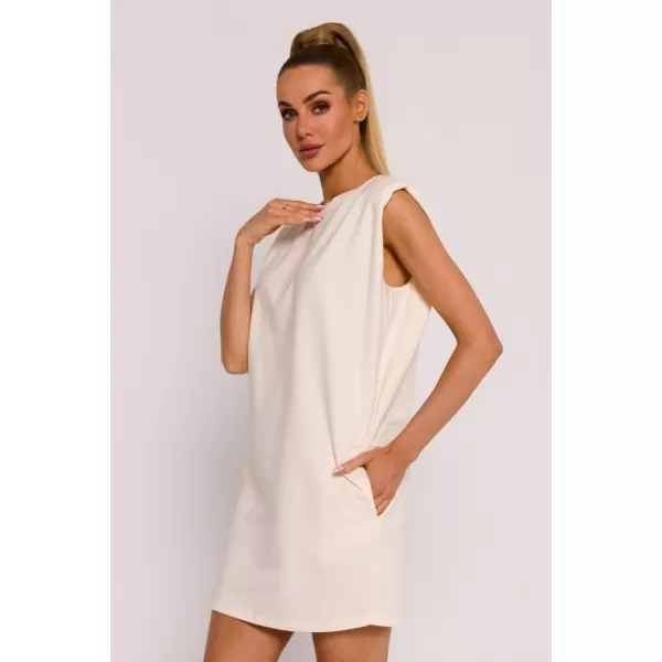  Dámské šaty MOE M789 CREAM 