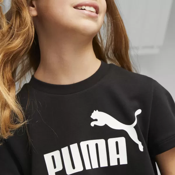  Dětské šaty PUMA ESS+ LOGO DRESS 673493_01 PUMA BLACK 