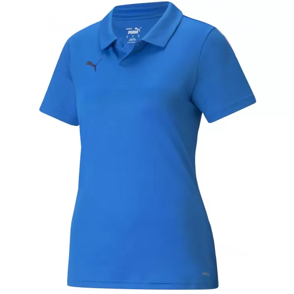  Dámské triko s límečkem PUMA TEAMLIGA SIDELINE POLO W 657408_02 ELECTRICBLUE/PUMAWHITE 