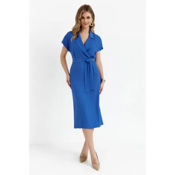  Dámské šaty STYLOVE S363 BLUE 