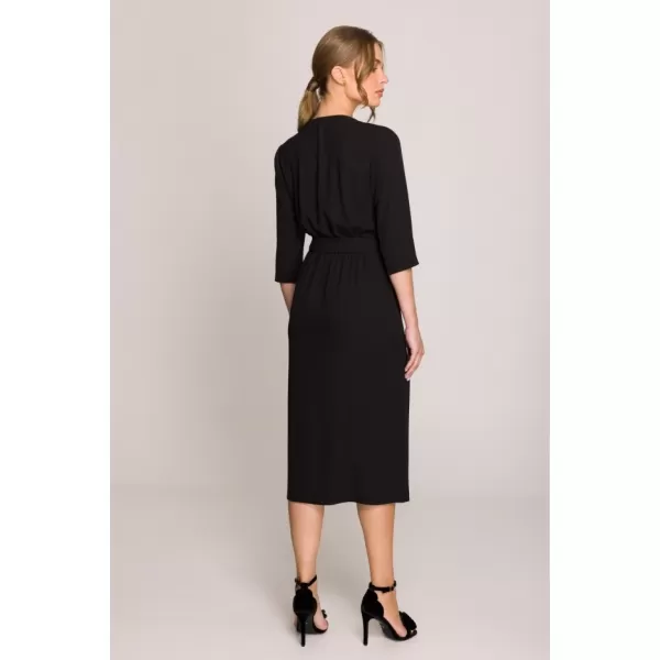  Dámské šaty STYLOVE S396 BLACK 