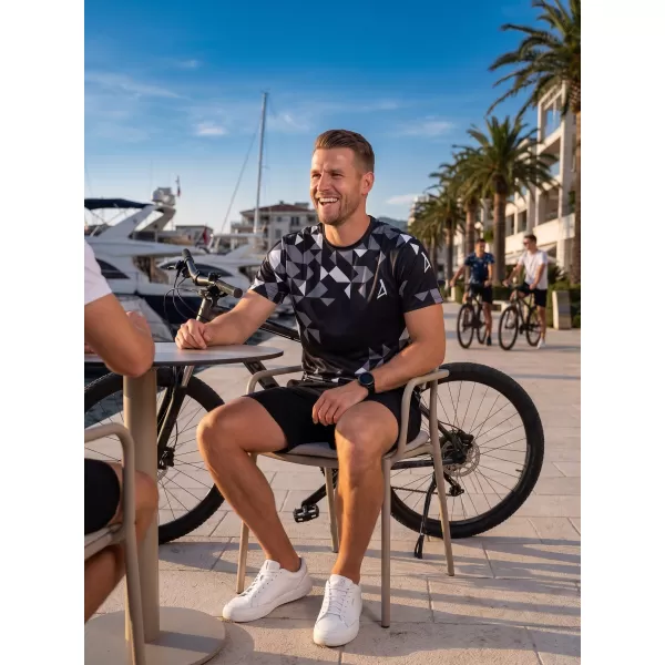  Pánské funkční triko premium ALTISPORT VOJ/ALM108TR01 ČERNÁ 