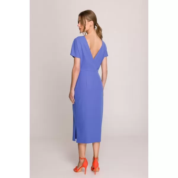  Dámské šaty STYLOVE S398 BLUE 