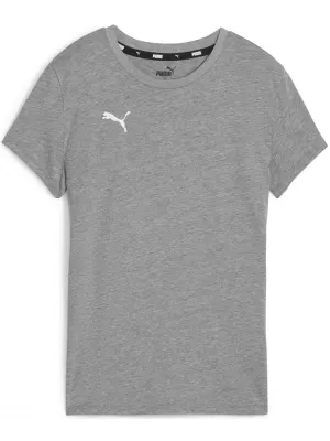 Dámské triko PUMA TEAMGOAL CASUALS TEE WMN 658617_33 MEDIUM GRAY HEATHER/WHITE