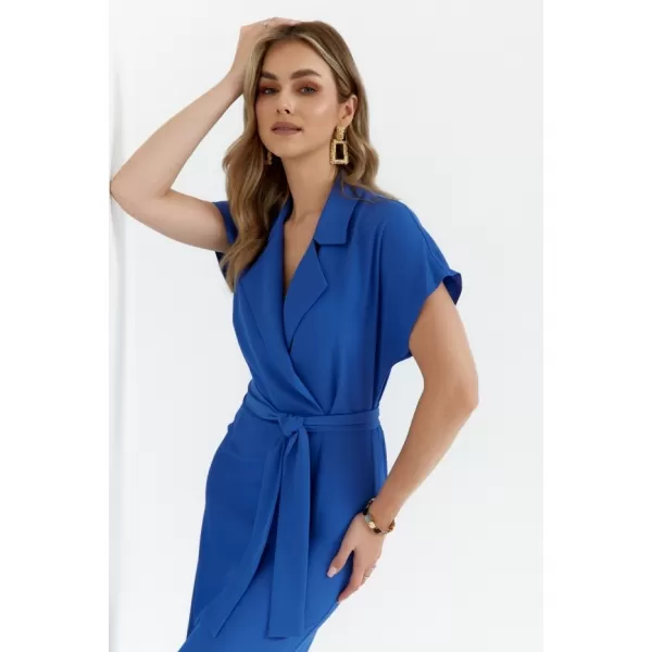  Dámské šaty STYLOVE S363 BLUE 