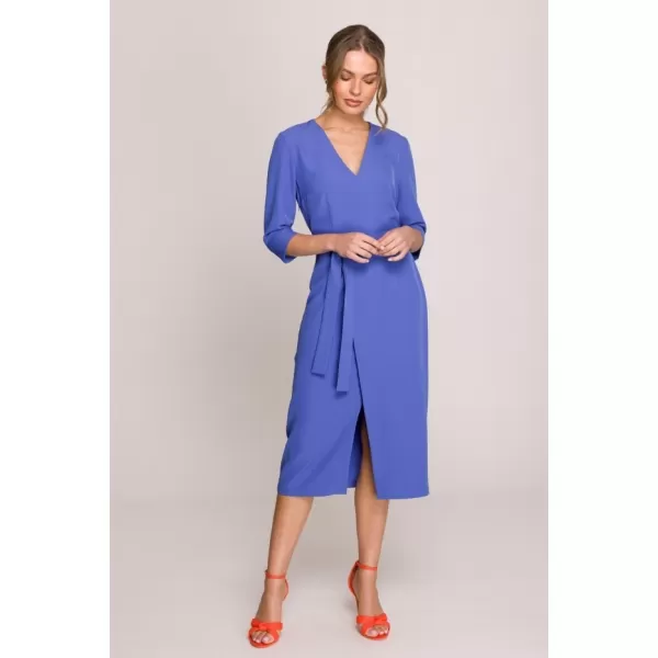  Dámské šaty STYLOVE S396 BLUE 