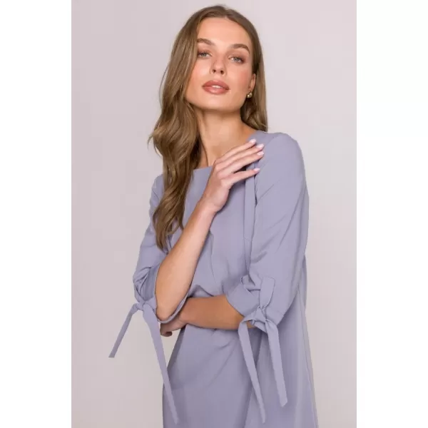  Dámské šaty STYLOVE S393 DOVE GREY 