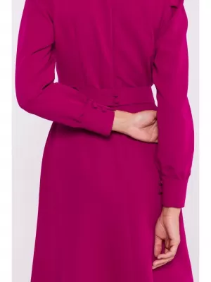 Dámské šaty STYLOVE S378 PLUM