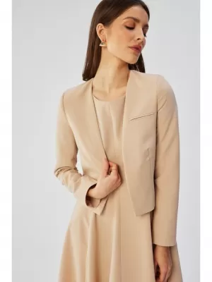Dámské sako STYLOVE S368 BEIGE