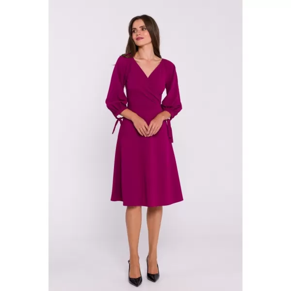  Dámské šaty STYLOVE S383 PLUM 