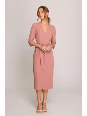 Dámské šaty STYLOVE S396 ROSE