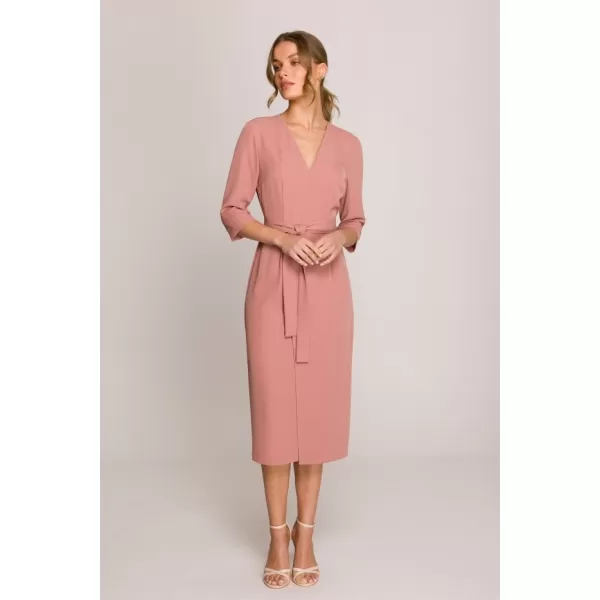  Dámské šaty STYLOVE S396 ROSE 
