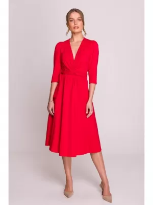 Dámské šaty STYLOVE S404 RED